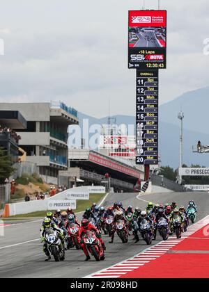 Montmelo, Barcellona, Spagna. 7th maggio, 2023. BARCELLONA, SPAGNA - MAGGIO 07: Inizio del Campionato Mondiale 2023 - Prosecco DOC Catalunya Round al circuito di Barcellona-Catalunya il 07 Maggio 2023 a Barcellona, Spagna (Credit Image: © David Ramirez/DAX via ZUMA Press Wire) SOLO PER USO EDITORIALE! Non per USO commerciale! Foto Stock