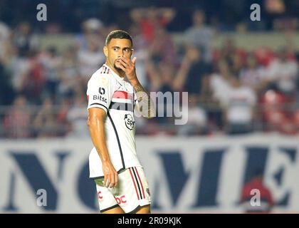 San Paolo, Brasile. 07th maggio, 2023. Ratto durante la partita tra San Paolo e Internacional a Morumbi a San Paolo, Brasile (Fernando Roberto/SPP) Credit: SPP Sport Press Photo. /Alamy Live News Foto Stock