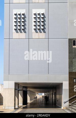 Vista interna della stazione centrale di Kyoto a Kyoto, Giappone Foto Stock
