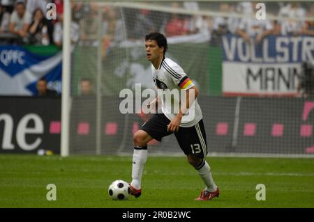 Fußball Länderspiel, Aktion., Freundschaftsspiel Deutschland - Serbien 2:1. 31.5.2008 Foto Stock