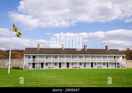 Fort Frederick state Park nel Maryland Foto Stock