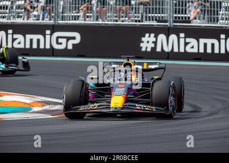 Miami, Stati Uniti. 07th maggio, 2023. Max Verstappen #1 (NED) Oracle Red Bull Racing, Formula 1 Crypto.com Miami Grand Prix 2023, 5th° turno del Campionato di Formula uno 2023 dal 5th al 7th maggio 2023 all'auditorium internazionale di Miami, a Miami Gardens, Florida, Stati Uniti d'America, Stefano Facchin/Avensimages Credit: Independent Photo Agency Srl/Alamy Live News Foto Stock