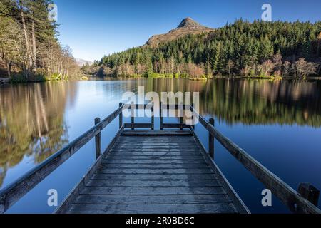 Immagine acquisita durante una sessione di workshop privato gestita da Edinburgh Photography Workshop a Lochan Trail, Invercoe, Glencoe, Highland, Scozia, PH49 4HT, Foto Stock