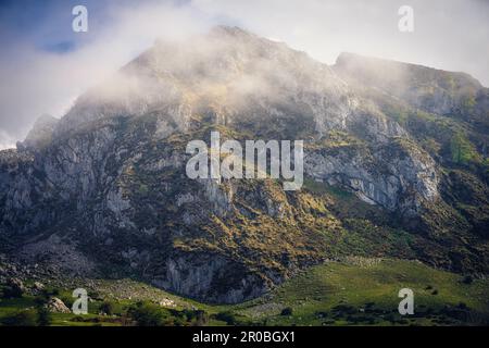 Paesaggio a Lagos de Covadonga, Asturias, Spagna Foto Stock