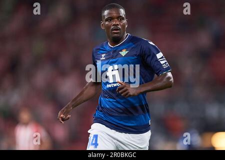 William Carvalho di Real Betis in azione durante la partita la Liga Santander tra Athletic Club e Real Betis allo stadio di San Mames il 4 maggio 2023, Foto Stock