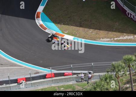 Miami, Florida, Stati Uniti. 7th maggio, 2023. Vista aerea della gara di Formula uno del Gran Premio di Miami 2023 il 7 maggio 2023 all'autodromo internazionale di Miami a Miami Gardens, Florida. Credit: Mpi34/Media Punch/Alamy Live News Foto Stock