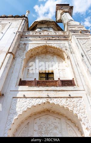 Esterno del Bibi Ka Maqbara - baby Taj Mahal - in Aurangabad, Maharashtra, India, Asia Foto Stock