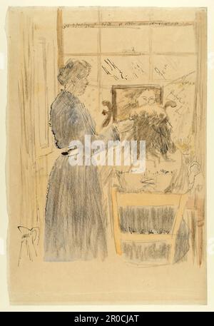 Il bagno alla finestra, 1860-1942. Walter Richard Sickert (1942) . Foto Stock