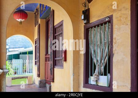 Georgetown, Penang, Malesia - 01 settembre 2014: Casa cinese a Lebuh Armenia, una delle strade principali nella storica Georgetown, Penang, Malesia Foto Stock