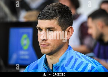 Obiettivo, Francia. 06th maggio, 2023. Ruslan MALINOVSKYI di Marsiglia durante il campionato francese Ligue 1 partita di calcio tra RC Lens e Olympique de Marseille il 6 maggio 2023 allo stadio Bollaert-Delelis di Lens, Francia - Foto Matthieu Mirville/DPPI Credit: DPPI Media/Alamy Live News Foto Stock