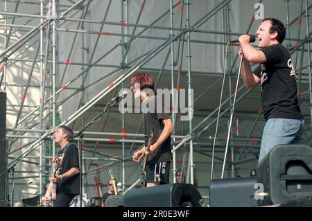 Milano Italia 1996-07-11 : Greg Graffin cantante di Bad Religion durante il Sonoria Festival Foto Stock