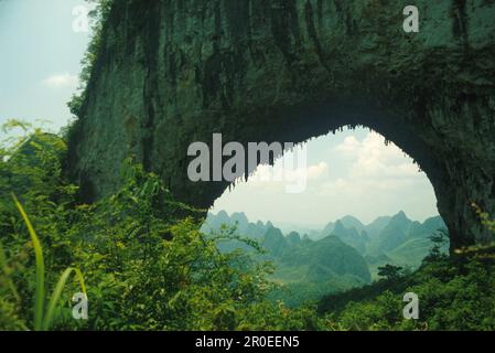 Yangshuo bei Guilin, Provinz Guangxi Cina Foto Stock