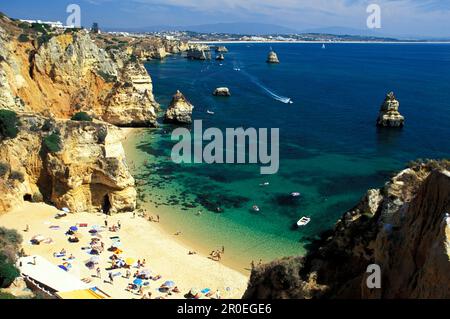 Praio do Camilo, Lagos, Algarve, Portogallo Foto Stock