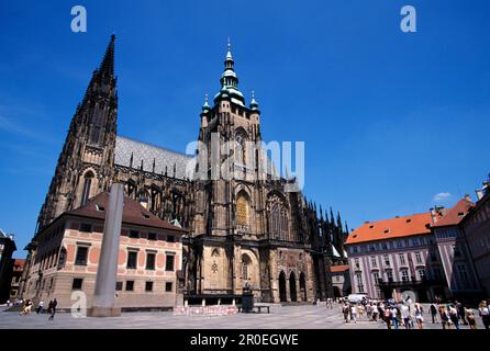 St Cupola di Veits, Hradcany, Praga Czechia Foto Stock