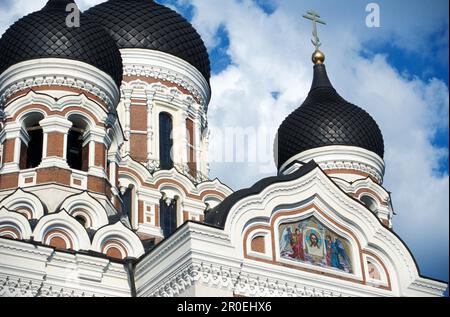 Cattedrale Alexander Nevski, Toompea, Tallinn, Estonia Foto Stock