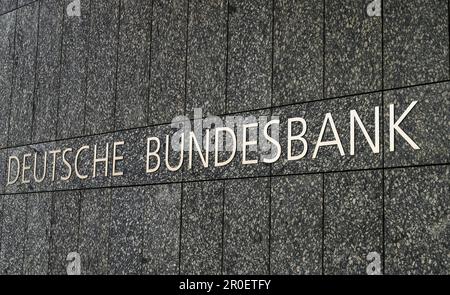 Deutsche Bundesbank Branch, Willy-Brandt-Strasse, Amburgo, Germania Foto Stock