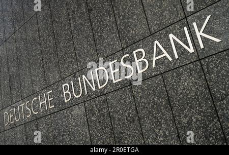 Deutsche Bundesbank Branch, Willy-Brandt-Strasse, Amburgo, Germania Foto Stock