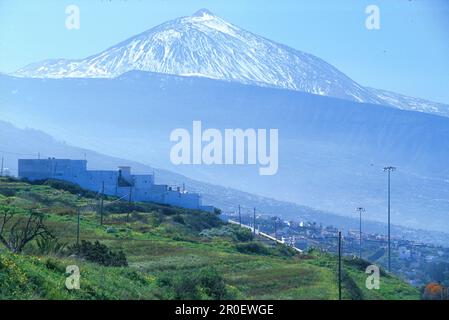 Pico del Teide 3718m, , von Tamaronte, Friesen Foto Stock