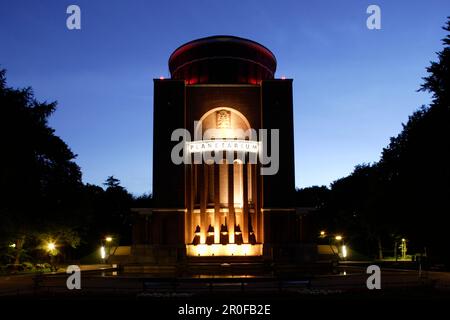 Planetarium ad Amburgo Stadtpark, parco nel quartiere di Winterhude, Amburgo, Germania Foto Stock