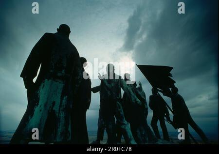 Monumento del campo di concentramento di Buchenwald, Weimar, Turingia, Germania Foto Stock