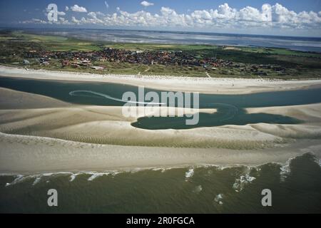 Langeoog Island, East Frisian Island, bassa Sassonia, Germania Foto Stock
