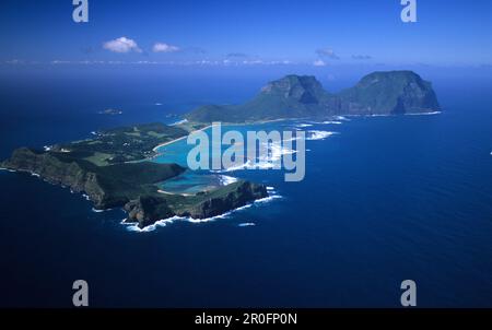 Lord Howe Island, foto aerea di Lord Howe Island Foto Stock