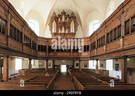 chiesa di San Blasii, barocco, chiesa da concerto, Quedlinburg, Harz montagne, Sassonia Anhalt, Germania Foto Stock