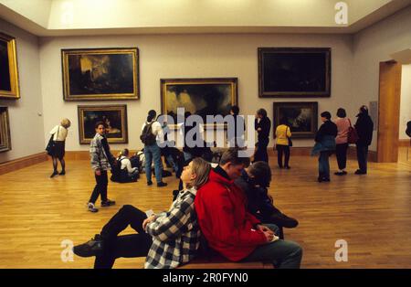 Europa, Gran Bretagna, Inghilterra, Londra, vista interna della Tate Gallery Foto Stock