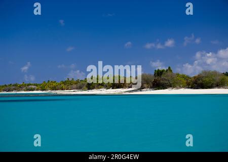 Laguna da Bikini, Isole Marshall, Atollo Bikini, Micronesia, Oceano Pacifico Foto Stock