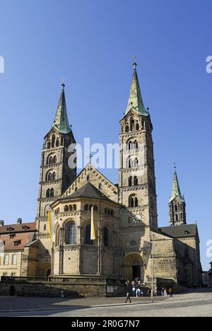 Cattedrale di Bamberga, Bamberg, Alta Franconia, Germania Foto Stock
