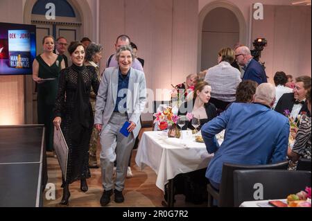 AMSTERDAM - Anjet Daanje ha vinto il Premio Libris Letteratura. Daanje ha vinto il premio per il suo romanzo la canzone di cicogna e dromedario. ANP EVERT ELZINGA olanda fuori - belgio fuori Foto Stock