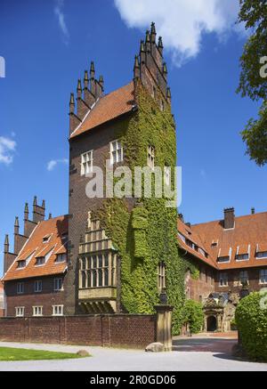 Castello di Heessen, Hamm, Renania settentrionale-Vestfalia, Germania Foto Stock
