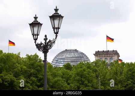 Edificio del Reichstag, Tiergarten, Berlino, Germania Foto Stock