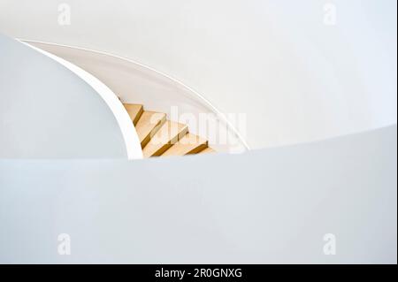 Scala a chiocciola, Vitra Design Museum di Weil am Rhein, Baden-Württemberg, Germania Foto Stock