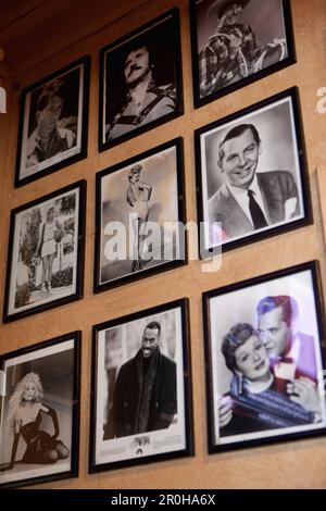 Stati Uniti, California, Malibu, una parete dettaglio presso il Paradise Cove Beach Cafe, Paradise Cove Foto Stock