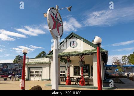 Stazione di servizio di Edge Hill Texaco a Gloucester, Virginia Foto Stock