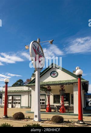 Stazione di servizio di Edge Hill Texaco a Gloucester, Virginia Foto Stock