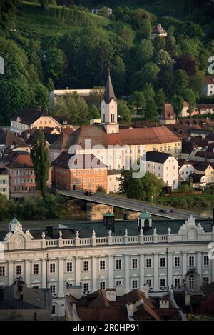 Vista sulla città di Passau, bassa Baviera, Baviera, Germania Foto Stock