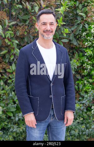 8 maggio 2023, Roma, Italia: L'attore Peppino Mazzotta partecipa alla fotocopia del film 'la Caccia' al Cinema Barberini di Roma (Credit Image: © Matteo Nardone/Pacific Press via ZUMA Press Wire) SOLO PER USO EDITORIALE! Non per USO commerciale! Foto Stock