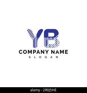 LOGO LETTERA YB. YB Letter Logo Vector Illustration - vettore Illustrazione Vettoriale