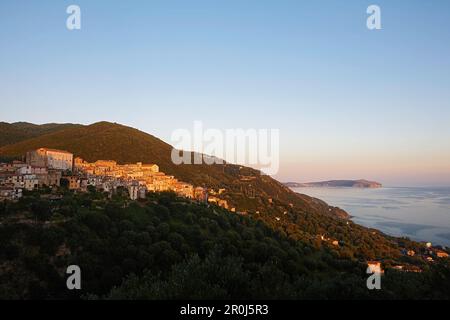 Pisciotta, Cilentan Coast, provincia di Salerno, Campania, Italia Foto Stock