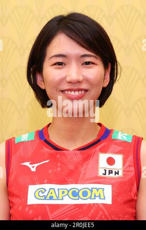 Tokyo, Giappone. JVA ha annunciato la squadra nazionale femminile giapponese del 2023. 8th maggio, 2023. Sarina Koga (JPN) Volley : 2023 Japan Volley Association (JVA) kick-off conferenza stampa a Tokyo, Giappone. JVA ha annunciato la squadra nazionale femminile giapponese 2023. Credit: Yohei Osada/AFLO SPORT/Alamy Live News Foto Stock