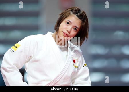 Uta Abe (JPN), 8 MAGGIO 2023 -Judo : World Judo Championships Doha 2023 warm up prima del concorso ad Ali Bin Hamad al Attiyah Arena, Doha, Qatar. (Foto di Naoki Nishimura/AFLO SPORT) Foto Stock