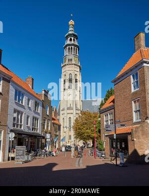 Lange Jan a Middelburg, penisola di Walcheren, provincia di Zeeland, Mare del Nord, Paesi Bassi, Olanda Foto Stock