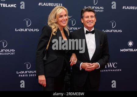Parigi, Francia. 08th maggio, 2023. Sebastian Coe arriva al Laureus World Sport Awards 2023 al Cour Vendome il 08 maggio 2023 a Parigi, Francia. Foto di Laurent ZabulonABACAPRESS.COM Credit: Abaca Press/Alamy Live News Foto Stock