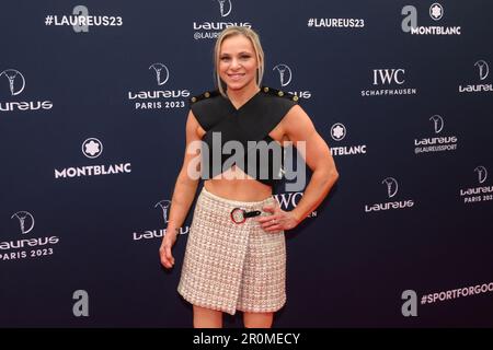 Parigi, Francia. 08th maggio, 2023. Oksana Masters arriva ai Laureus World Sport Awards 2023 al Cour Vendome il 08 maggio 2023 a Parigi, Francia. Foto di Laurent ZabulonABACAPRESS.COM Credit: Abaca Press/Alamy Live News Foto Stock
