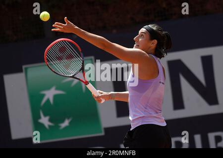 Roma, Italia. 09th maggio, 2023. Caroline Garcia di Francia si sta allenando durante il torneo di tennis Internazionale BNL d'Italia al Foro Italico di Roma il 9th maggio 2023. Credit: Insidefoto di andrea staccioli/Alamy Live News Foto Stock