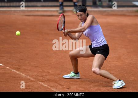 Roma, Italia. 09th maggio, 2023. Caroline Garcia di Francia si sta allenando durante il torneo di tennis Internazionale BNL d'Italia al Foro Italico di Roma il 9th maggio 2023. Credit: Insidefoto di andrea staccioli/Alamy Live News Foto Stock