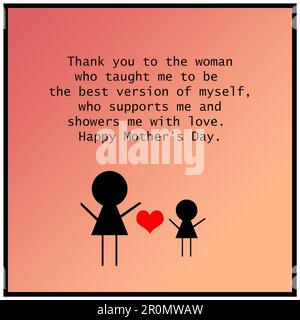 Giorno della mamma 2023 desideri e messaggi per rendere la giornata della madre meravigliosa Foto Stock