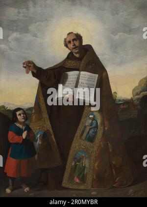 Saint Romanus di Antiochia e Saint Barulas Data: 1638 artista: Francisco de Zurbarán Spagnolo, 1598–1664 Foto Stock